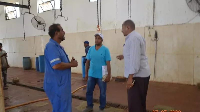 متابعة تجهيزات مجزر مدينة القصير وجاهزيته لأعمال الذبح