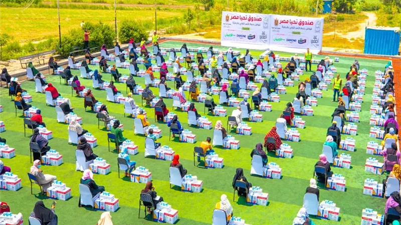 قوافل صندوق تحيا مصر تصل محافظتي الجيزة والبحيرة