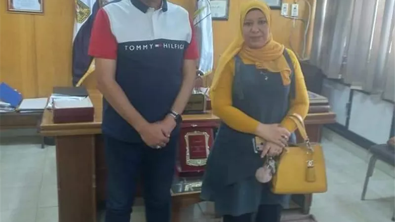 وكيل وزارة الصحه ببنى سويف يستقبل نقيبة التمريض