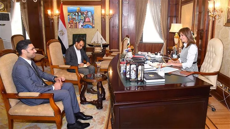 وزيرة الهجرة تستقبل خبيرًا مصريًا بالخارج يترأس المؤتمر الدولى للسموم