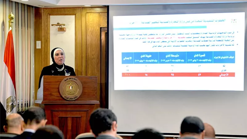 نيفين جامع: الانتهاء من 81 إجراء من قائمة الـ 100 اجراء لتحفيز الاستثمار في القطاع الصناعي