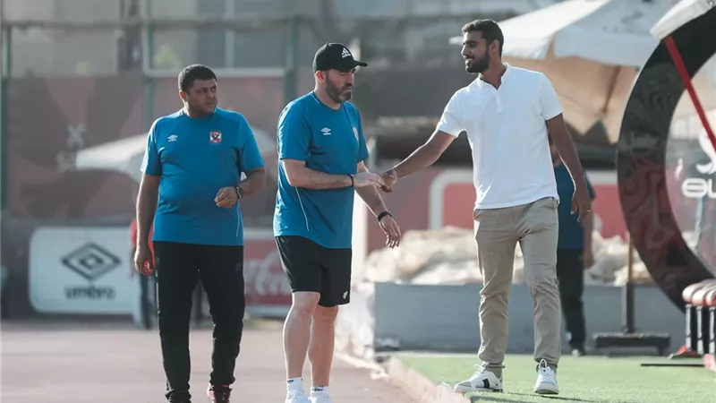 أحمد ريان يظهر فى تدريبات الاهلى استعدادا لفيوتشر