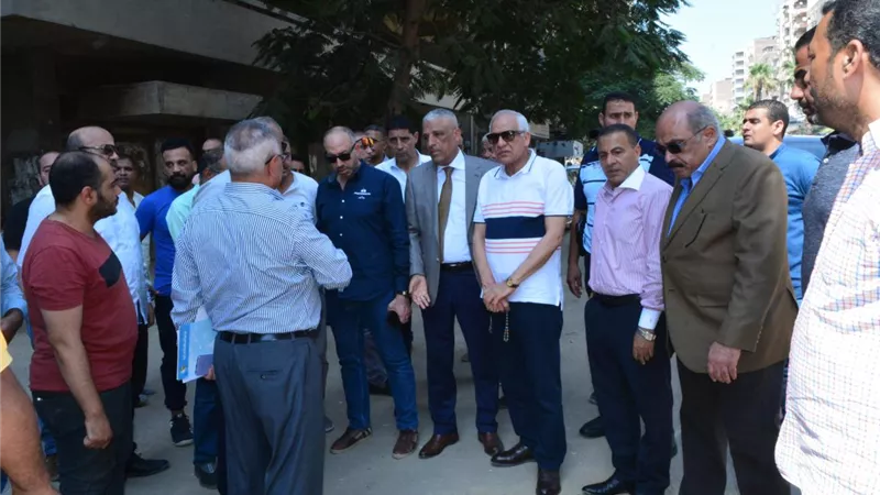 محافظ الجيزة : خط مياه جديد لتحسين الضغوطات والقضاء على الانقطاعات ببولاق الدكرور