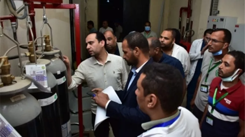 جولة مرورية مفاجئة من منتصف الليل وحتي الصباح الباكر لجميع مستشفيات المحافظة