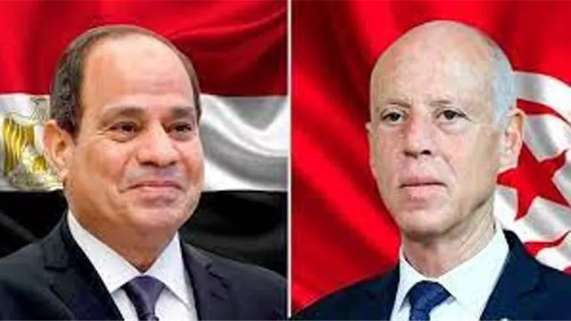 السيسى يهنئ الرئيس التونسى بحلول عيد الاضحى المبارك فى اتصال هاتفى