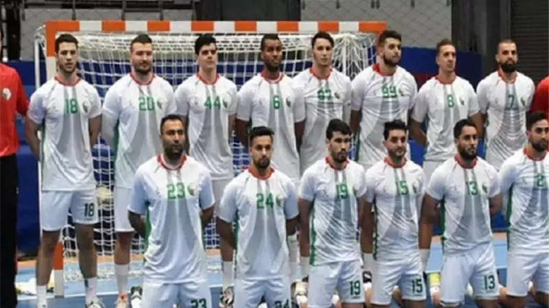 منتخب الجزائر يصل القاهرة للمشاركة فى بطولة افريقيا لكرة اليد