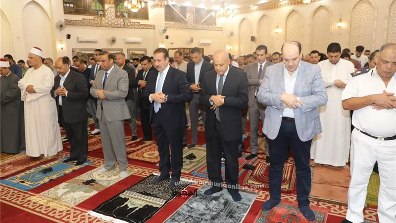 المنوفية.. المواطنون يؤدون صلاة العيد في المساجد الكبرى في جو يملأه البهجة والسكينة