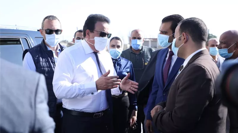 وزير الصحة يتفقد مستشفى وادي النطرون التخصصي بمحافظة البحيرة