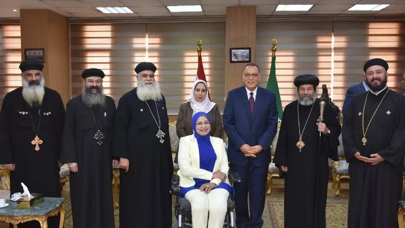 محافظ الشرقية يستقبل المهنئين بعيد الأضحى.. صور