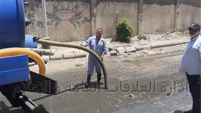 حلّ مشكلة طفح الصرفِ الصحيِّ بابوآدم في الإسماعيلية