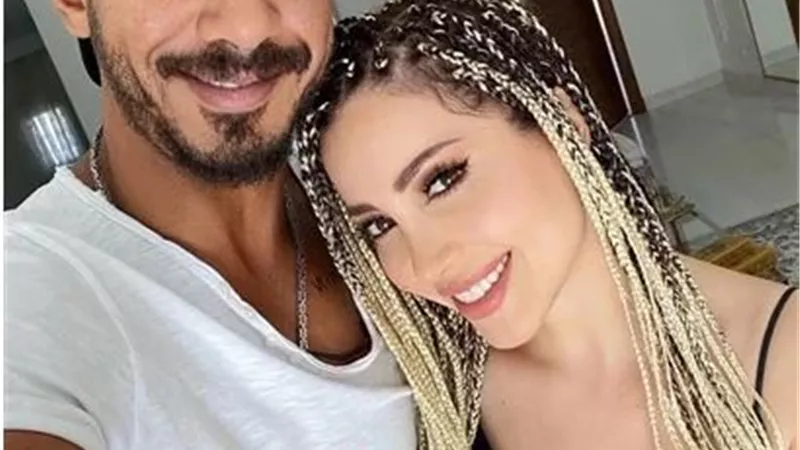 احدث ظهور لـ نسرين طافش مع زوجها .. صور