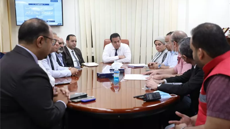 وزير الصحة:رفع درجة الاستعداد للقصوى بـ 12 مستشفى بمدن ومراكز محافظة مطروح