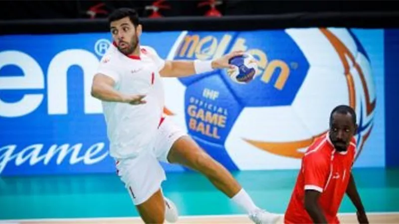أكرم يسرى أفضل لاعب فى مباراة مصر والكاميرون بأمم أفريقيا لليد
