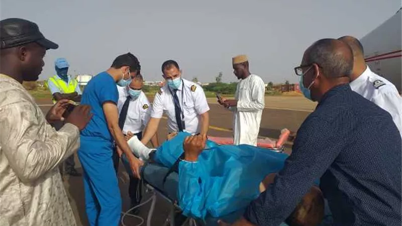 إجلاء الرعايا الجزائريين المصابين جراء الاعتداء المسلح بمالى
