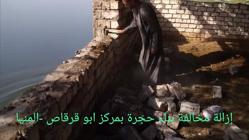 الري : إزالة ٦٠ الف حالة تعدى على مساحة ٨.٦٠ مليون متر مربع