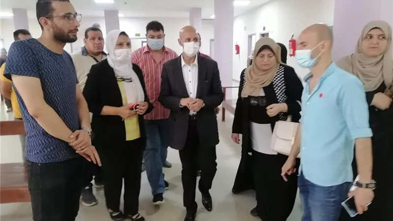 وكيل وزارة الصحة يتفقد منافذ تقديم الخدمة الطبية بالحسينية