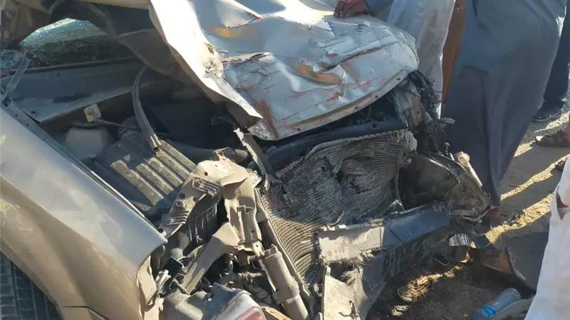 بينهم طفلين..إصابة7 أشخاص من الشرقية في حادث الإسماعيلية..صور