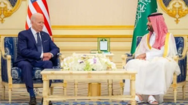 الأمير محمد بن سلمان وبايدن يعقدان مباحثات ثنائية في قصر السلام بجدة
