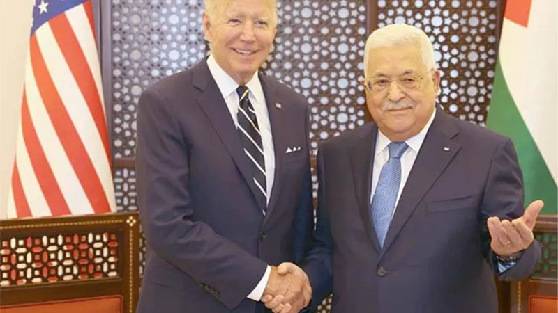 زيارة بايدن لفلسطين تعبر عن اهتمامه بتحقيق السلام