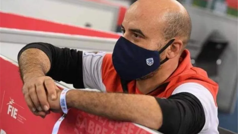 مصطفى نهاد : فخور بما قدمته يارا ونهى في منافسات فردي سلاح الشيش ببطولة العالم للمبارزة