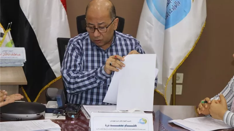 مياه أسيوط تحدث فاعليات قياس ضغط وتصرف المياه المنتجة تحت مظلة المبادرة الرئاسية