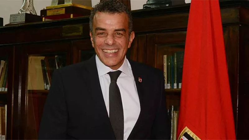 خالد مرتجى ممثلًا للنادى الأهلى فى حفل 