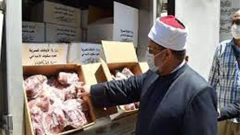 الإسماعيلية تتسلم الدفعة الأولى من لحوم صكوك الأضاحي