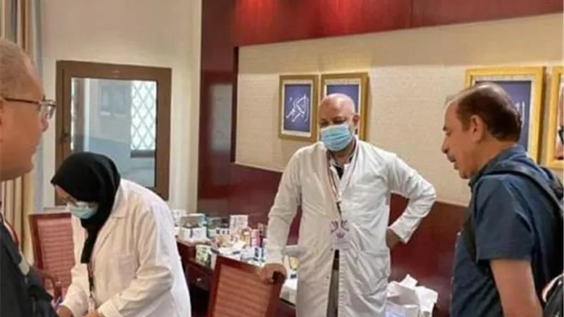 الصحة: عيادات بعثة الحج الطبية قدمت 24 ألف كشف طبي للحجاج المصريين في مكة والمدينة