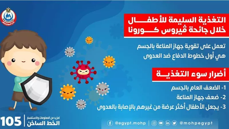 ٣ أضرار لسوء التغذية عند الاطفال.. الصحة تكشف