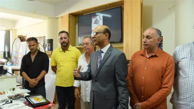 جامعة أسيوط تشهد ختام الورشة الفنية الدولية بقسم التصوير بكلية الفنون الجميلة