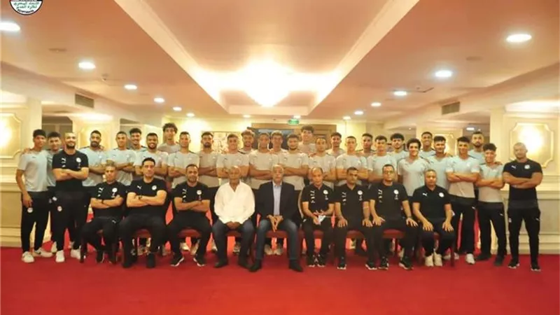 بعثة منتخب الشباب تصل أبها السعودية للمشاركة في كأس العرب