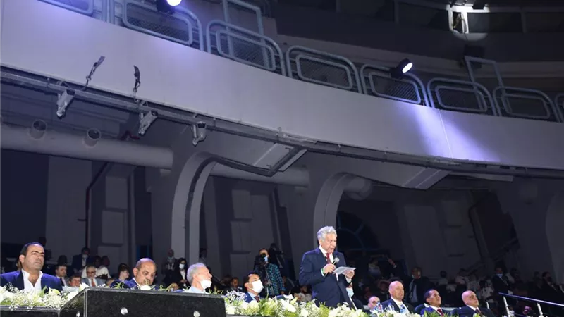 وزير الرياضة ورئيس الاتحاد الدولى للسلاح يفتتحان بطولة العالم للسلاح