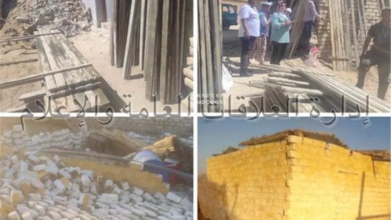 الوحدات المحلية بالإسماعيلية تلاحق التعديات على أملاك الدولة و الأراضي الزراعية