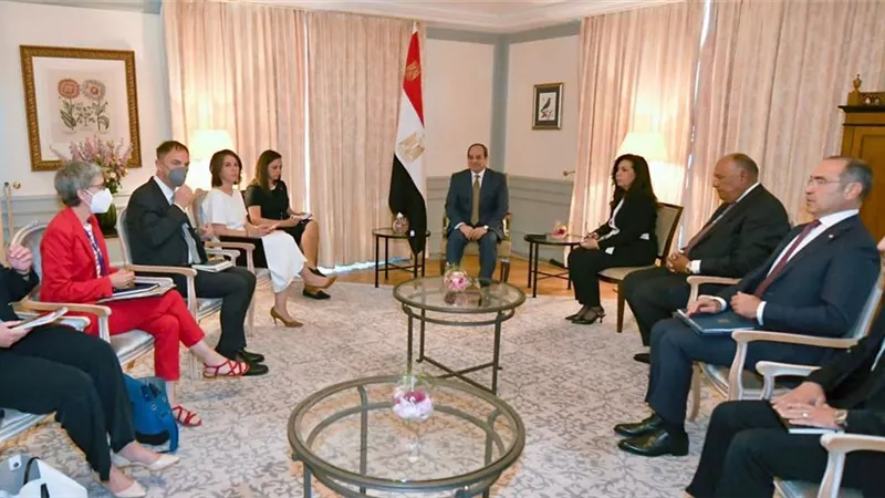 وزيرة الخارجية الالمانية تعرب عن تطلع بلادها لتكثيف التنسيق مع مصر حول قضايا الشرق الأوسط