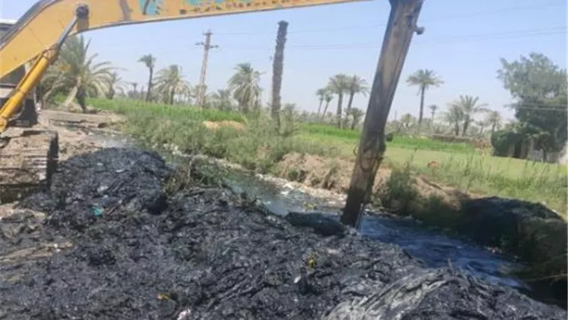 تطهير 139 مجرى مائى بطول 392 كيلو متر خلال شهر يونيو.. بالفيوم
