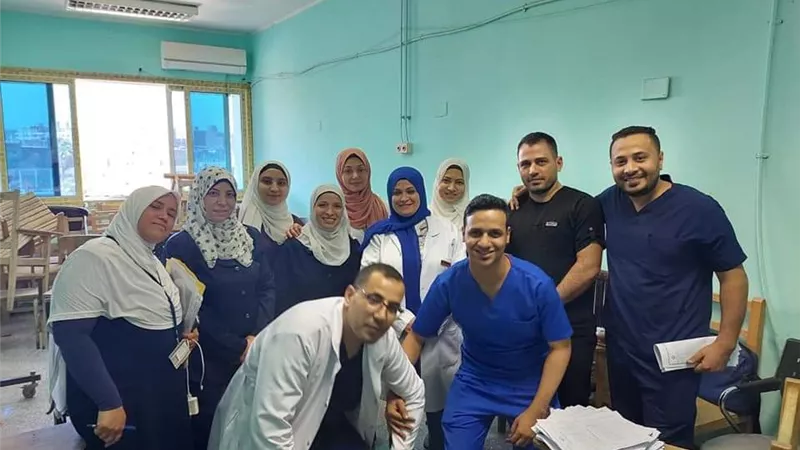 ختام دورة الإنعاش القلبي الرئويCPR بمستشفيات جامعة بني سويف