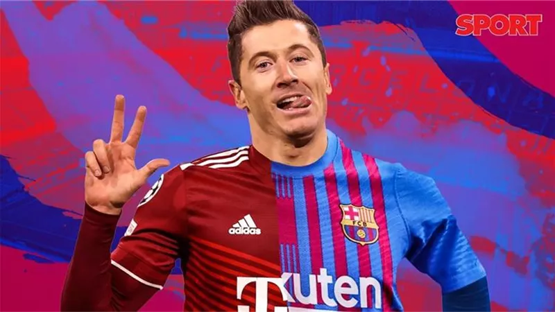 رسميا.. ليفاندوفسكي فى برشلونة حتى 2026