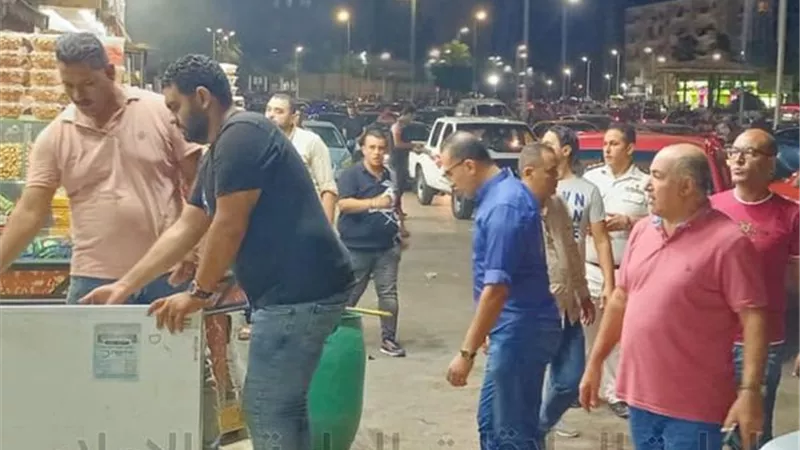 حملة مكبرة لرفع الإشغالات و التعديات بحيِّ ثالث الإسماعيلية