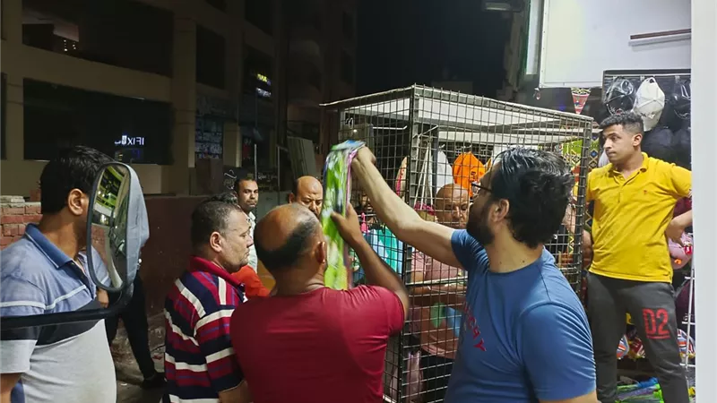 رئيس جهاز مدينة العبور: حملة اشغالات مكبرة ليلية بمعاونة شرطة المرافق