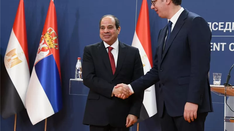 الرئيس السيسي ونظيره الصربي يشهدان توقيع عدد من الاتفاقيات ومذكرات التفاهم بين البلدين