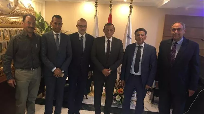رئيس مواني البحر الأحمر يستقبل رئيس مجمولة لومان الالمانية