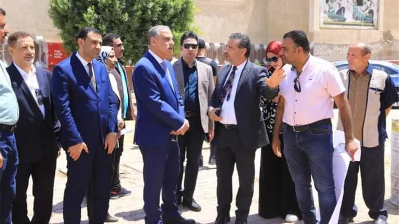 محافظ سوهاج يتفقد أعمال تطوير 