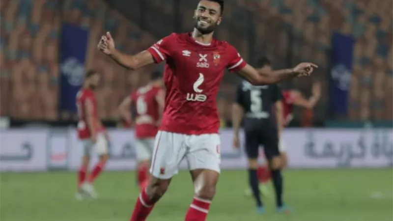 حسام حسن يسجل الهدف الأول للأهلي في مرمى الزمالك