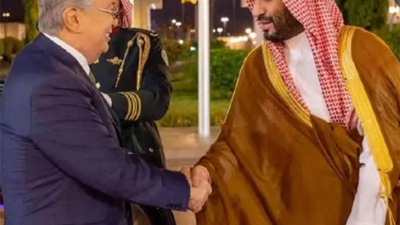 الأمير محمد بن سلمان ورئيس كازاخستان يعقدان جلسة مباحثات رسمية لبحث التعاون