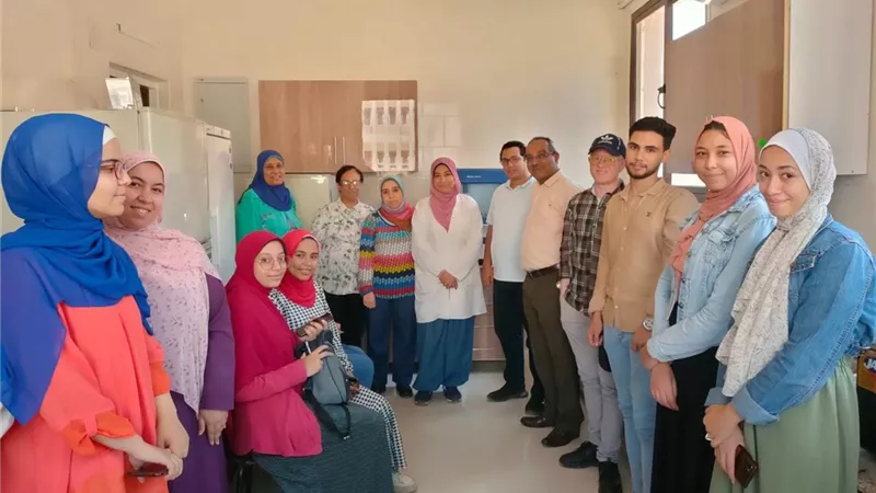 معهد بحوث نباتات الجيزة يستضيف طلاب جامعة الوادى الجديد للتدريب الصيفي