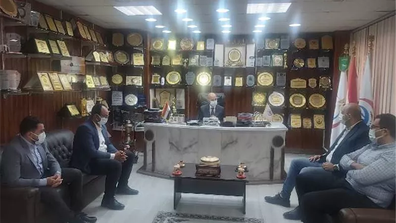 وكيل وزارة الصحة بالشرقية يستقبل ممثلى مؤسسة حياة كريمة