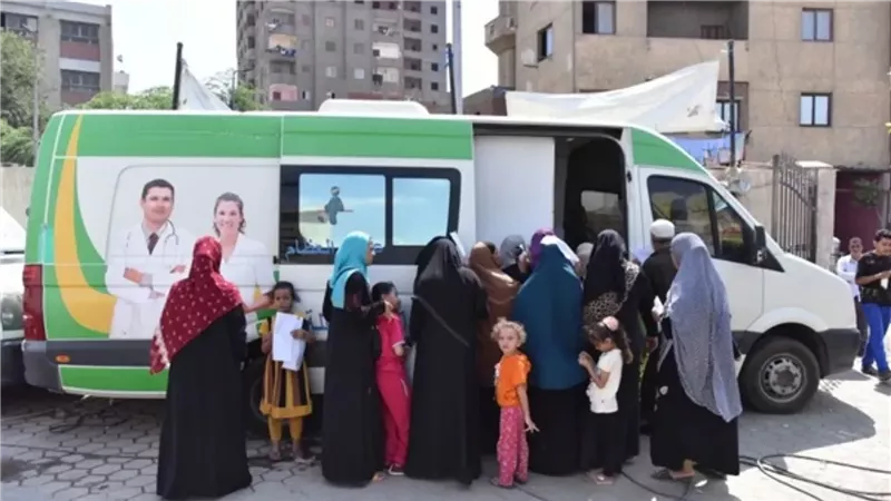 الصحة: إطلاق 5 قوافل طبية للكشف والعلاج مجانًا