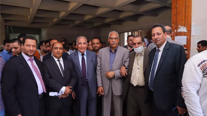 القائم بأعمال نقيب المحامين ووفد من النقابة العامة يشهدون ختام دورة معهد المحاماة بأسيوط