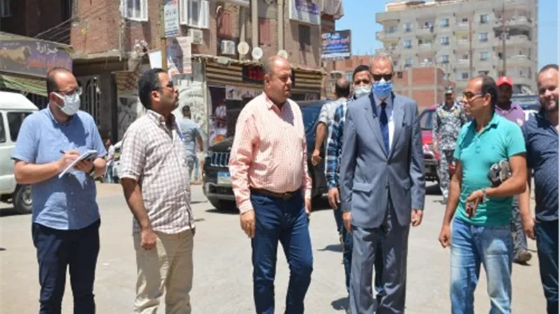 الهجان يتفقد رصف نفق وطريق الشموت.. ويتابع النظافة ورفع الإشغالات بمدينة بنها
