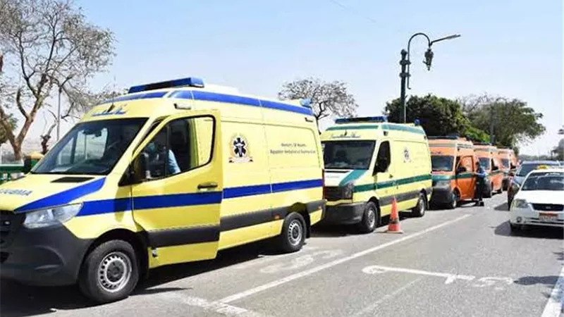 وفاة شابين واصابة 8 آخرين في إنقلاب ميكروباص بالصحراوي الشرقي ببني سويف